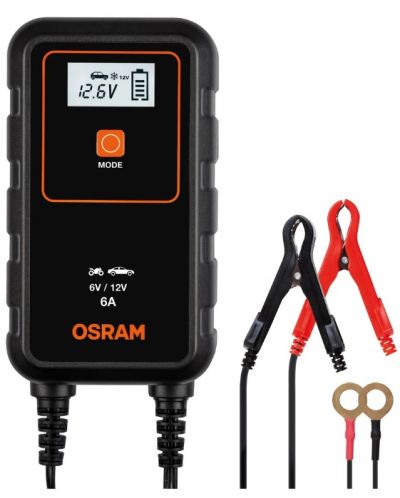 Зарядно за акумулатор Osram - BATTERYcharge, OEBCS906, 6/12V, 3/6A - 1
