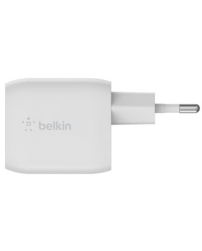 Зарядно устройство Belkin - Dual, Gan PPS, USB-C, 45W, бяло - 4