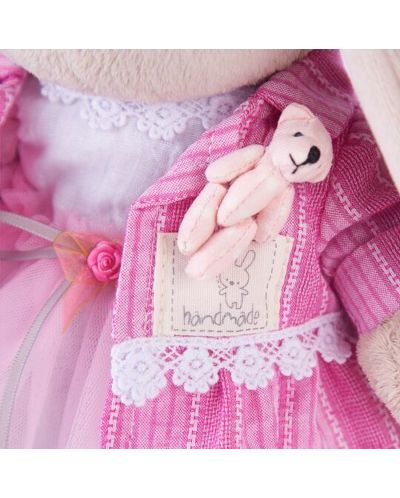 Плюшена играчка Budi Basa - Зайка Ми, в розова рокля, 32 cm - 4