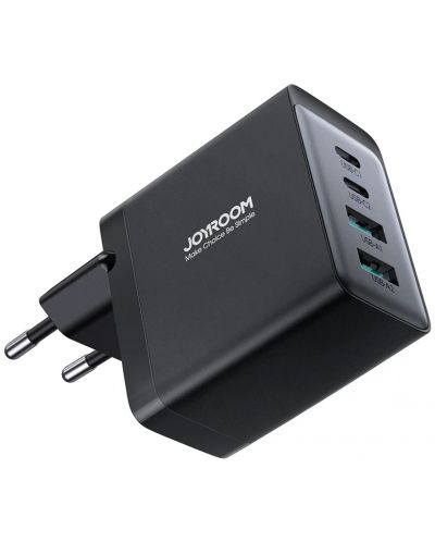 Зарядно устройство JoyRoom - TCG02, USB-A/C, 67W, черно - 2