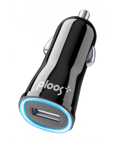 Зарядно за кола Ploos - Quick Charge 3, USB-A, 18W, черно - 1