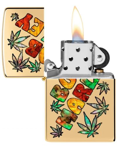 Запалка Zippo - Bob Marley, златиста - 2