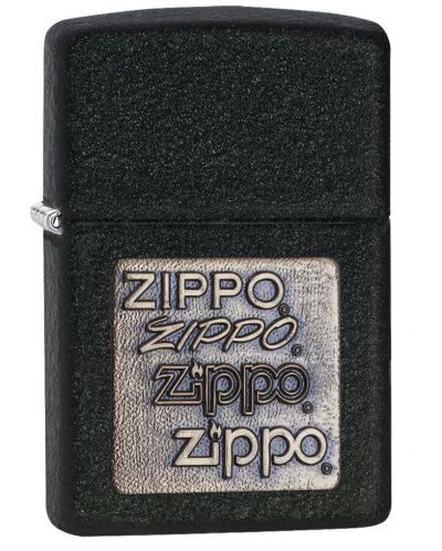 Запалка Zippo - Black Crackle, легендарните лога - 1