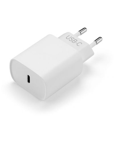Зарядно устройство Techaway - 8220, USB-C, 20W, бяло - 1