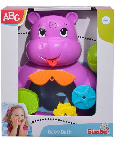 Хипопотамче за баня Simba Toys - ABC - 2
