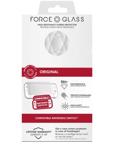 Защитно стъкло Nacon - Force Glass Screen Protector Kit - 1