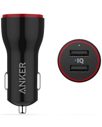 Зарядно за кола Anker - PowerDrive 2, USB-A, 24W, черно - 2
