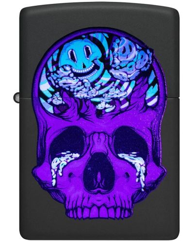 Запалка Zippo - Skull Moon Design, Glow in the Dark - 4