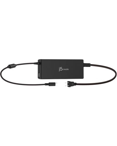 Зарядно устройство j5create - JUP2290C, USB-A/USB-C, 100W, черно - 2