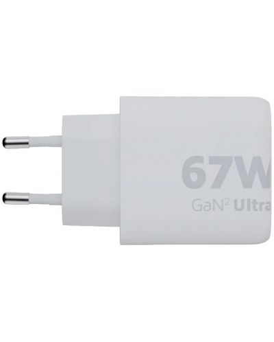 Зарядно устройство Xtorm - GaN2 Ultra, USB-A/C, 67W, бяло - 3