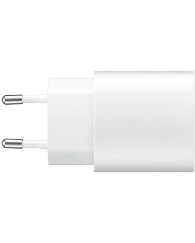 Зарядно устройство Samsung - Travel Adapter, USB-C, 25W, бяло - 1