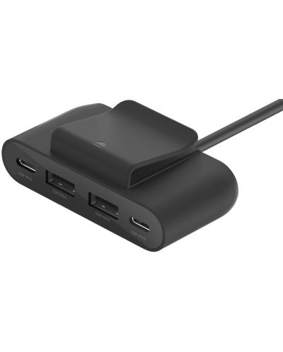 Зарядно устройство Belkin - USB Power Extender, 4 порта, USB-C, черно - 2