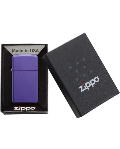 Запалка Zippo Slim - Purple Matte - 5