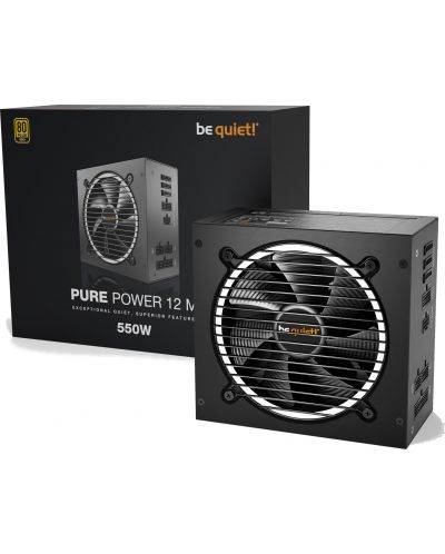 Захранване be quiet! - Pure Power 12 M, 550W - 1