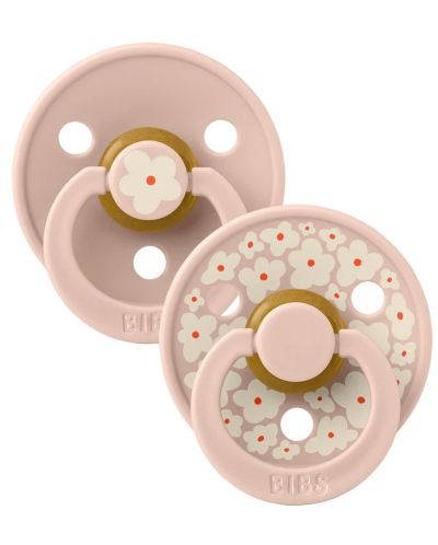 Залъгалки Bibs - Studio Colour Jasmine, Blush Mix, 6-18 м, 2 броя - 1