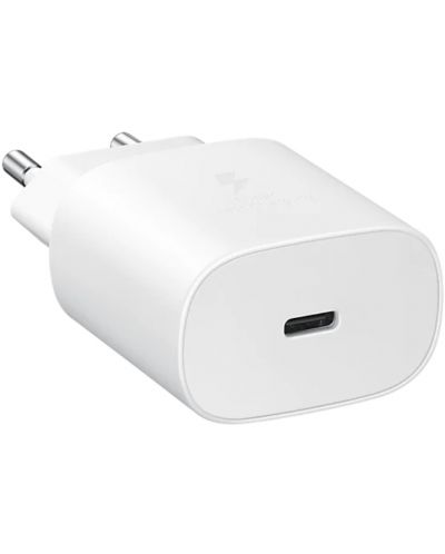 Зарядно устройство Samsung - Travel Adapter, USB-C, 25W, бяло - 3