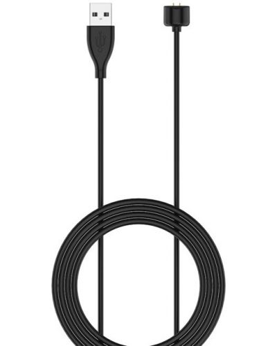 Заряден кабел Techsuit - SmartWatch,  Xiaomi Mi Band 5/6/7, USB, 1 m, черен - 6