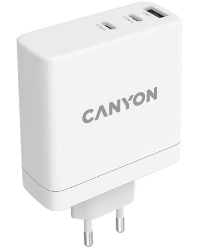 Зарядно устройство Canyon - H-140-01, 140W, бяло - 1