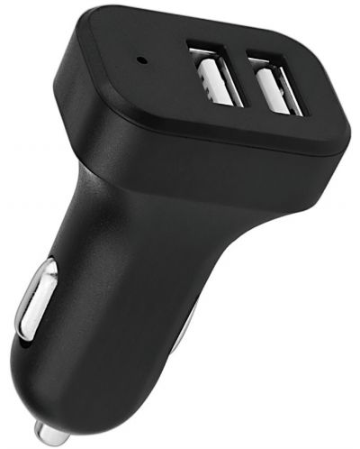 Зарядно за кола Wesdar - U12 BLACK, USB-A, 12W, черно - 1