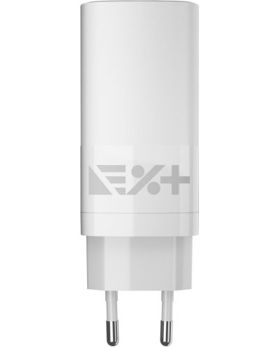 Зарядно устройство Next One - 3-Port GaN, USB-A/C, 65W, бяло - 4