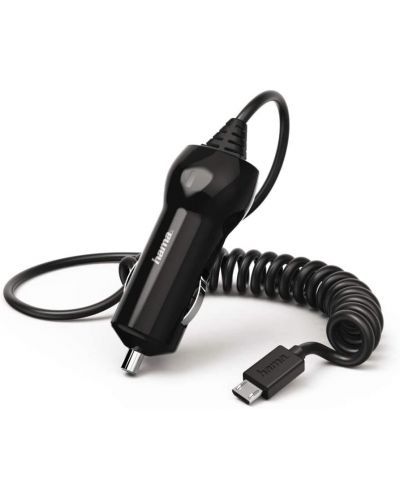Зарядно за кола Hama - 183253, кабел Micro USB, 6W, черно - 2
