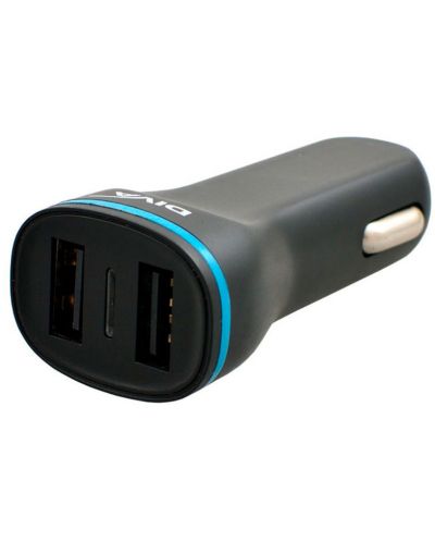 Зарядно за кола Diva - Car Charger, USB-A, 15W, черно - 1