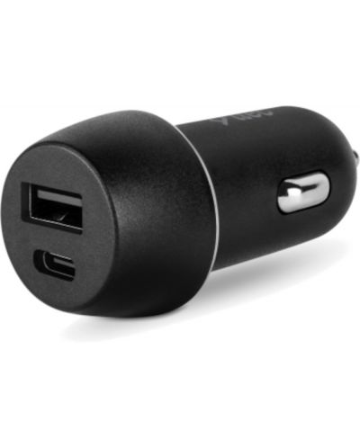 Зарядно за кола ttec - SmartCharger Duo PD, USB-A/C, 30W, черно - 1