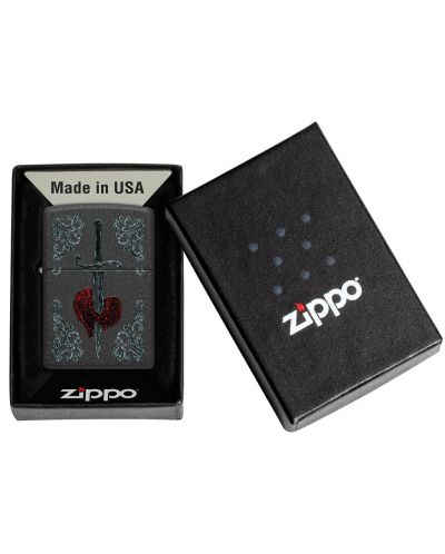 Запалка Zippo - Heart Dagger Tattoo Design - 4