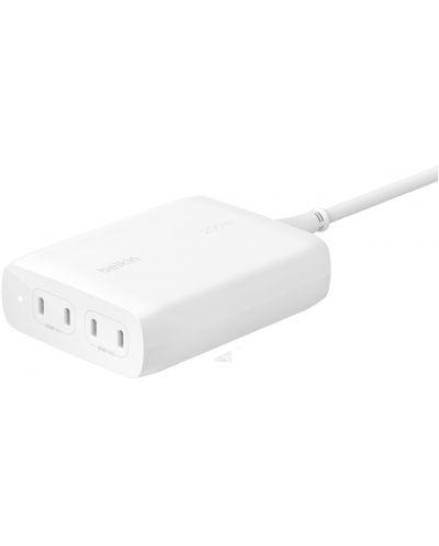 Зарядно устройство Belkin - Boost Charge Pro 4 USB-C GaN, 200W, бяло - 1