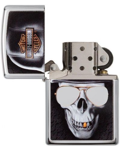 Запалка Zippo - Harley-Davidson Skull - 2