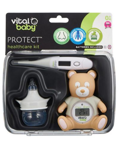 Здравно-хигиенен комплект Vital Baby - 3 в 1, сив - 2