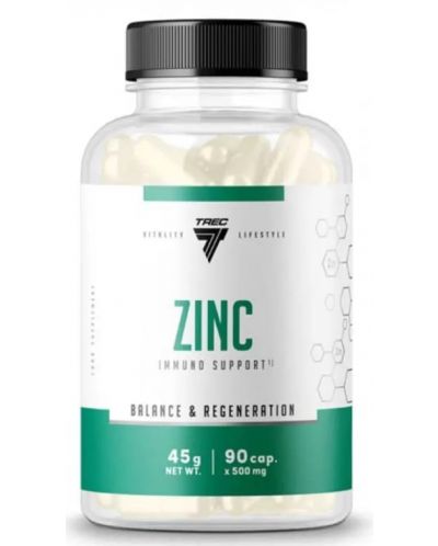Zinc, 15 mg, 90 капсули, Trec Nutrition - 1