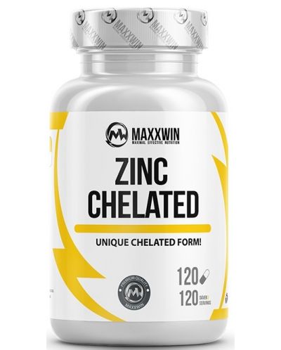 Zinc Chelated, 120 капсули, Maxxwin - 1