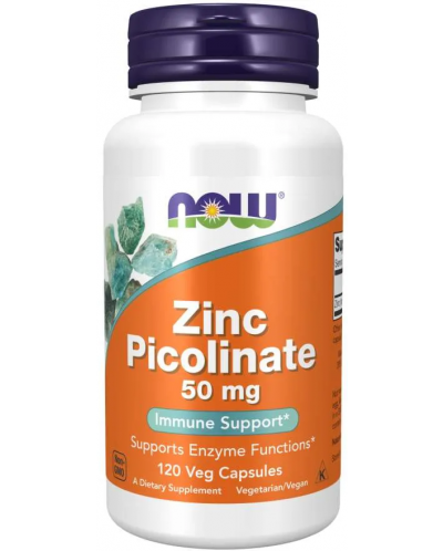 Zinc Picolinate, 50 mg, 120 капсули, Now - 1
