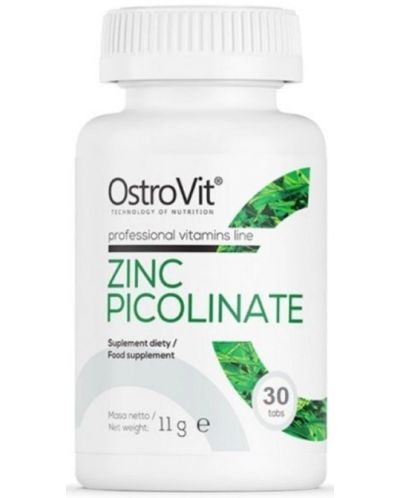 Zinc Picolinate, 15 mg, 30 таблетки, OstroVit - 1