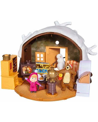 Зимна къща на мечока Simba Toys - Маша и мечока - 1