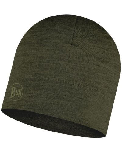 Зимна шапка BUFF - Merino lightweight beanie, кафява - 1