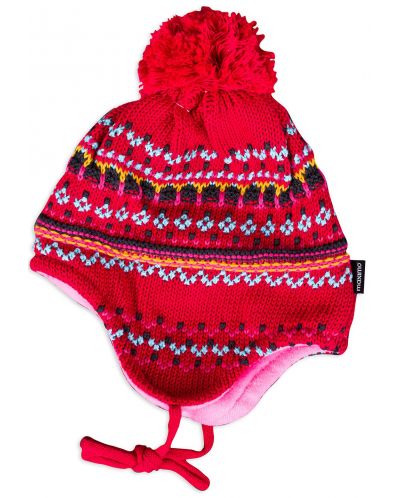 Зимна шапка Maximo - Размер 51, червена - 1