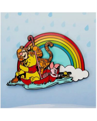 Значка Loungefly Disney: Winnie the Pooh - Rainy Day (Collector's Box) - 4