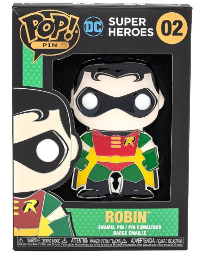 Значка Funko POP! DC Comics: Batman - Robin (DC Super Heroes) #02 - 3