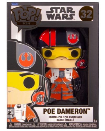 Значка Funko POP! Movies: Star Wars - Poe Dameron #32 - 2