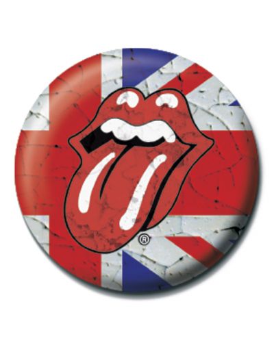 Значка Pyramid Music: The Rolling Stones - Worn Union Jack