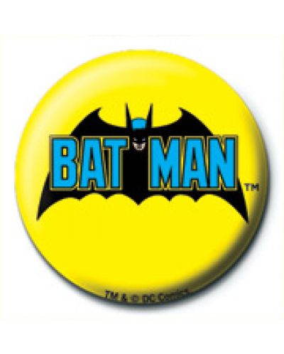 Значка Pyramid - DC Comics (Batman Retro Logo)