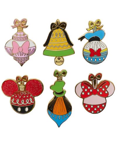 Значка Loungefly Disney: Mickey Mouse - Mickey and Friends Ornaments (асортимент) - 1