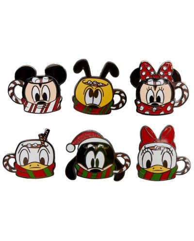 Значка Loungefly Disney: Mickey and Friends - Hot Cocoa (асортимент) - 1