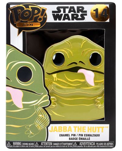 Значка Funko POP! Movies: Star Wars - Jabba the Hutt #14 - 2