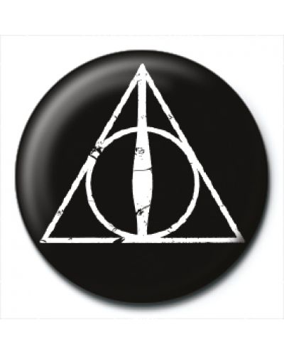 Значка Pyramid -  Harry Potter (Deathly Hallows Logo) - 1