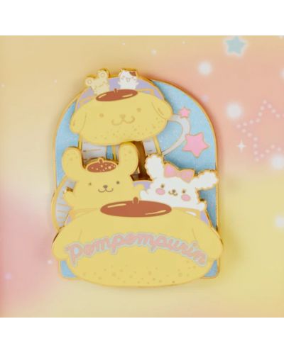 Значка Loungefly Sanrio Animation: Pompompurin - Carnival Ride (Collector's Box) - 4