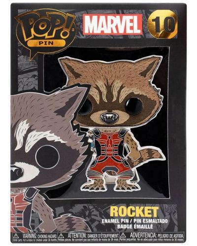 Значка Funko POP! Marvel: Guardians of the Galaxy - Rocket #10 - 3