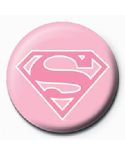 Значка Pyramid - Supergirl (Pink Logo)
